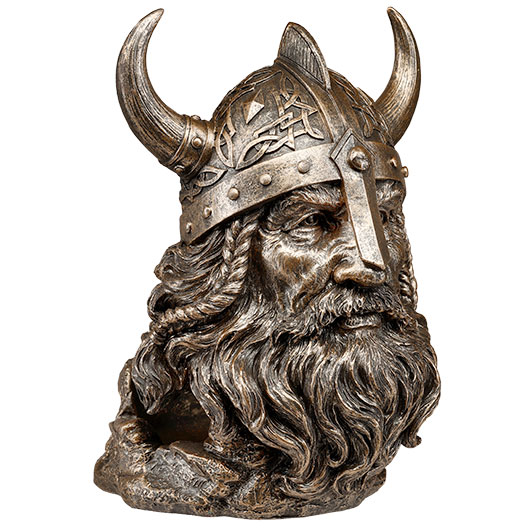 Flaschenhalterung Wikingerkopf fr Honigwein oder andere Lieblingsgetrnke. Origineller Flaschenhalter fr Flaschen bis zu 0,75  Bild 2