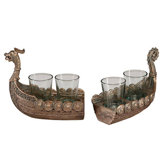 Wikingerschiff mit Schnapsgl�ser Bild 3