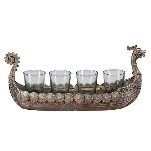 Wikingerschiff mit Schnapsgl�ser Bild 4