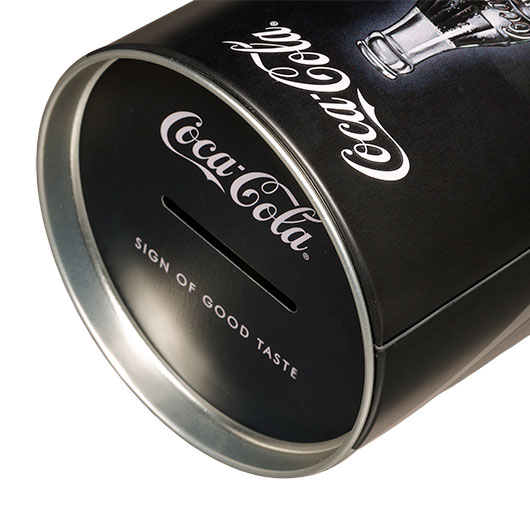 Blech-Spardose Coca-Cola-Logo schwarz Bild 11