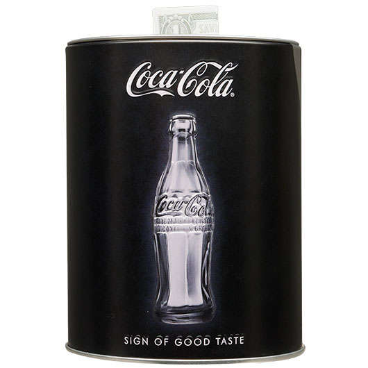Blech-Spardose Coca-Cola-Logo schwarz Bild 4