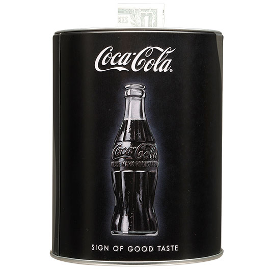 Blech-Spardose Coca-Cola-Logo schwarz Bild 5