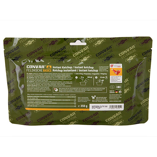 Convar Feldk�che Basics Instant Ketchup 350 g Beutel