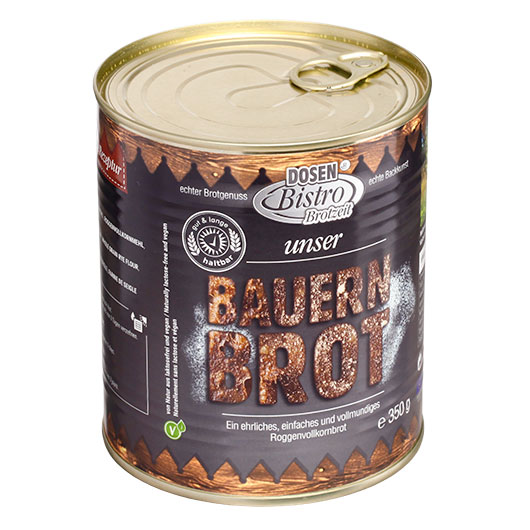 DosenBistro Bauernbrot 350 g Roggenvollkornbrot