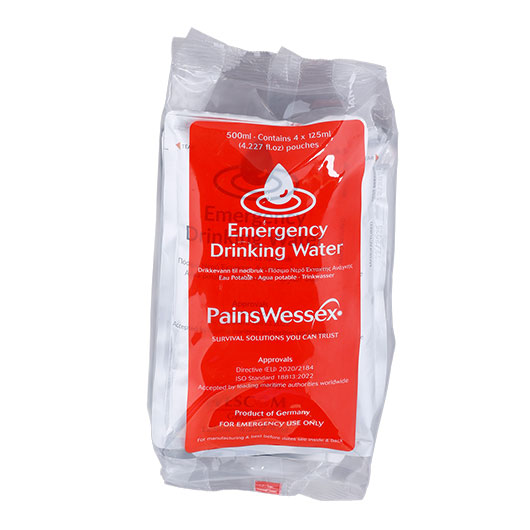 PainsWessex Notfall-Trinkwasser 4 x 125 ml Beutel (500 ml) Bild 2