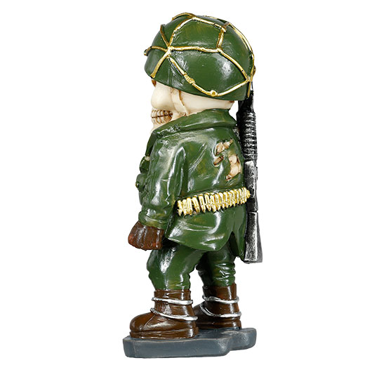 Dekofigur Army Skelett Totenkopf 16,5 cm Bild 3
