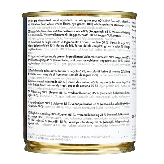Trek'n Eat Roggenschrot Mischbrot am St�ck 400g Langzeitlebensmittel MHD 2036 Bild 3