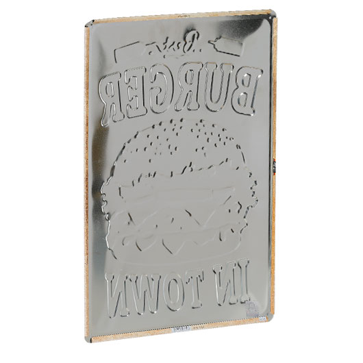 Nostalgic Art Blechschild Best Burger In Town 30 x 40 cm Bild 1