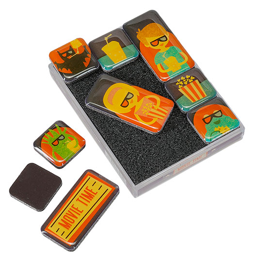 Nostalgic Art Magnet Set Movie Time 9-teilig Bild 1
