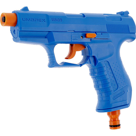 Umarex WN99 Wasserschlauchpistole f�r Gartenschlauch m. Standardkupplung blau / orange