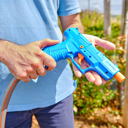 Umarex WN99 Wasserschlauchpistole f�r Gartenschlauch m. Standardkupplung blau / orange Bild 11
