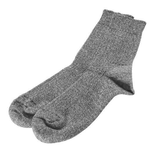 BW Socken, Keilferse, grau, kurze Form