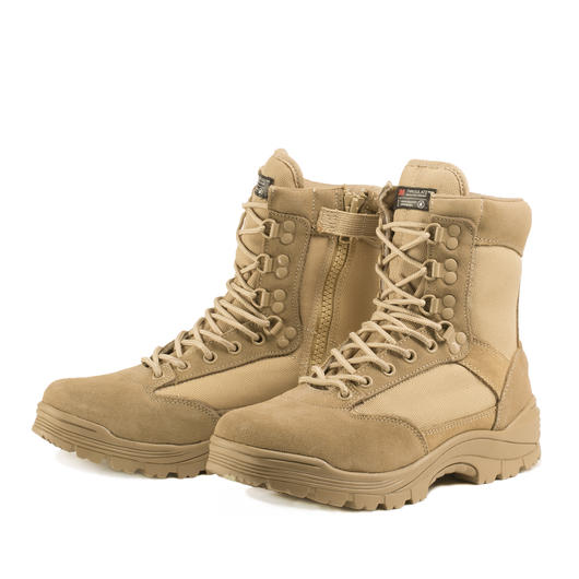 Mil-Tec Tactical SWAT Boots mit YKK-Zipper, khaki Bild 5