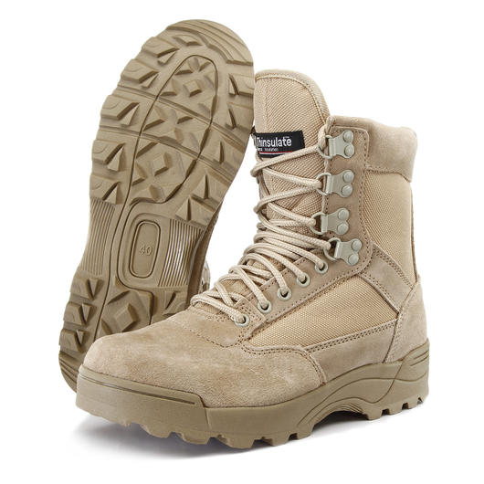 Brandit Stiefel Tactical Boot Zipper camel Bild 1