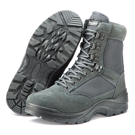 Mil-Tec Stiefel Tactical Boots YKK-Zipper urban grey Bild 1