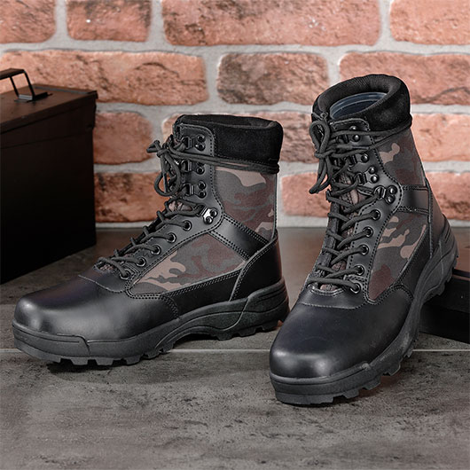 Brandit Boots Tactical 9-eye darkcamo Bild 1