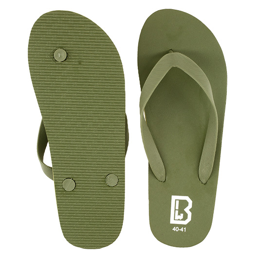 Brandit Beach Slipper Flip Flop`s Oliv Bild 2