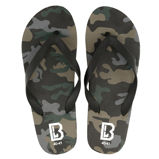 Brandit Beach Slipper Flip Flop`s Darkcamo Bild 1