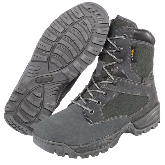 MFH Einsatzstiefel Mission Side Zip Cordura urban grau Bild 3