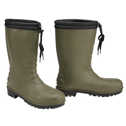 Brandit Gummistiefel Rainboot Winter oliv Bild 1