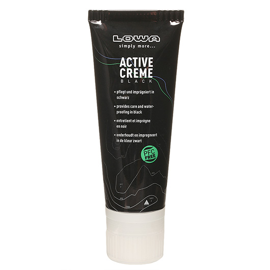 Lowa Schuhpflege Active Creme 75 ml schwarz Intensive-Wachspflege fr Schuhe