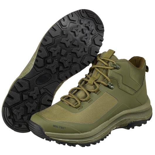 Mil-Tec Stiefel Assault Mid oliv Bild 3