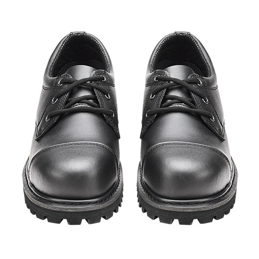 Brandit Halbschuh Vegantom 3 Eyelet schwarz mit Stahlkappe Bild 1
