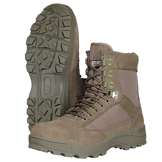 Brandit Stiefel Tactical Boot Zipper oliv Bild 5