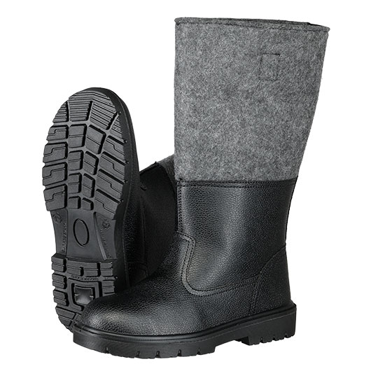 Brandit Knobelbecher Filz Winterstiefel gefttert schwarz-anthrazit Bild 3