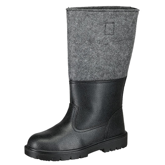 Brandit Knobelbecher Filz Winterstiefel gefttert schwarz-anthrazit Bild 5