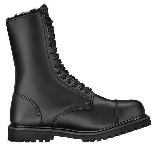 Brandit Stiefel Phantom Fur Liner 14 Eye Boot schwarz Bild 2