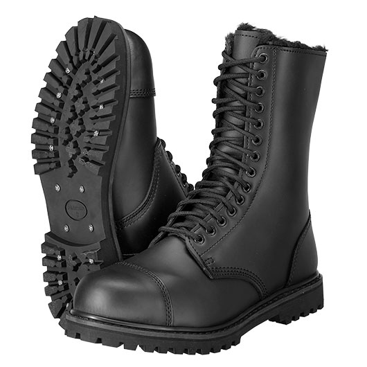 Brandit Stiefel Phantom Fur Liner 14 Eye Boot schwarz Bild 7