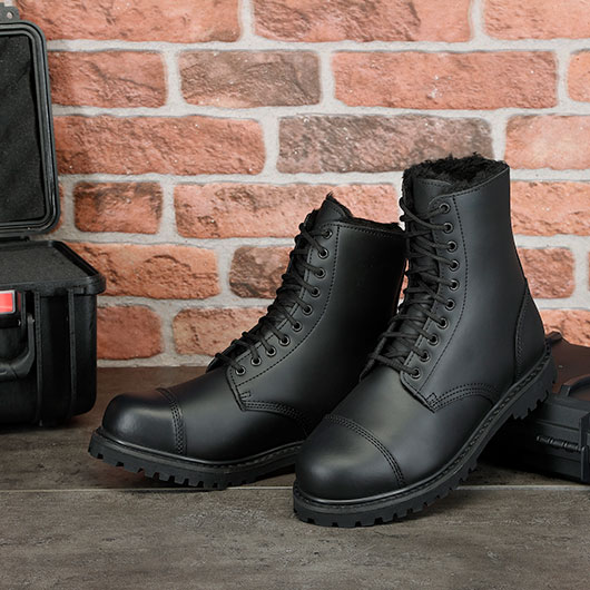 Brandit Stiefel Phantom Fur Liner 10 Eye Boot schwarz Bild 1