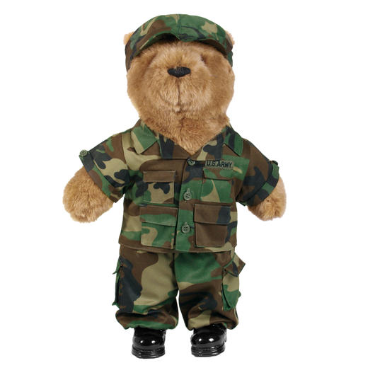 Teddy US Army, woodland