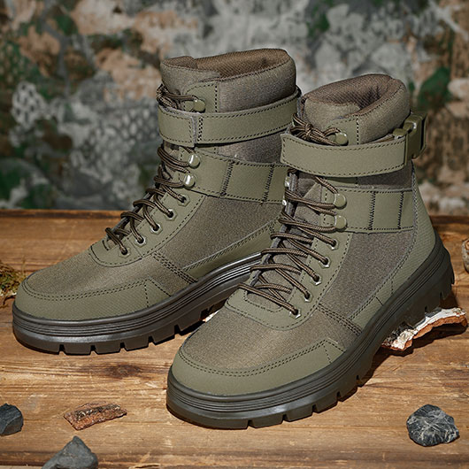 Brandit Stiefel Tactical Boot Buckle 8-eye oliv Bild 1