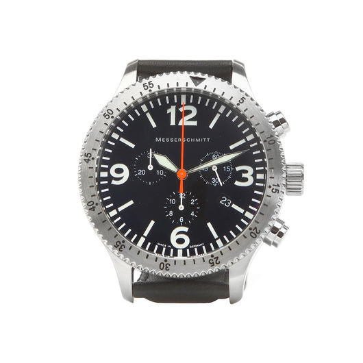 Messerschmitt Chrono Uhr 5031L, roter Sekundenzeiger