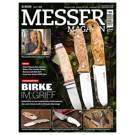 Zeitschrift Messer Magazin 3/2026 Juni/Juli
