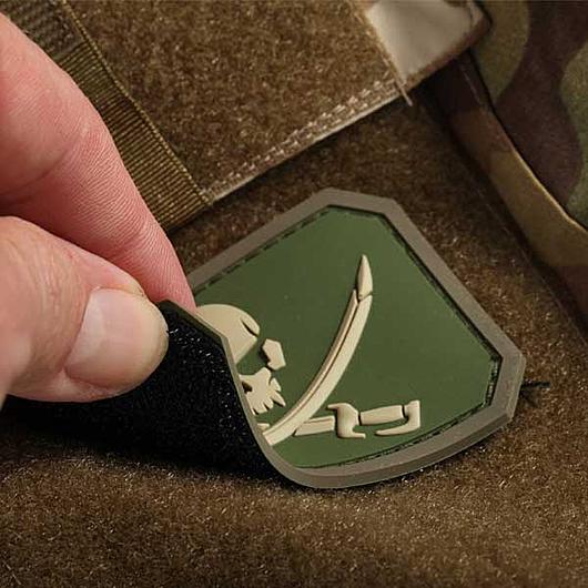 Mil-Spec Monkey 3D Rubber Patch mit Klettflche Pirate Skull multicam Bild 2