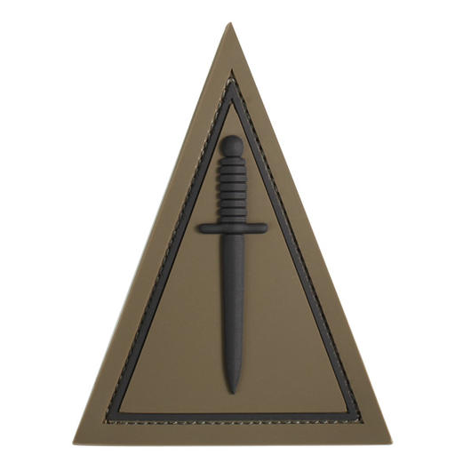 3D Rubber Patch mit Klettflche Jagdkommando oliv/schwarz