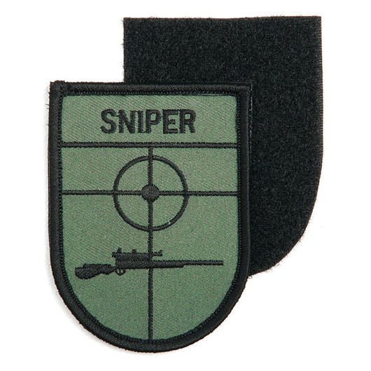 Stoff Patch mit Klettflche Sniper grn/schwarz
