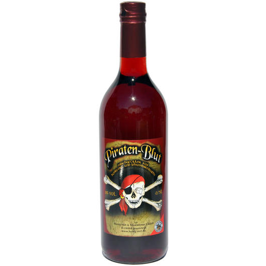 Piraten Blut Honig-Met mit Johannisbeerwein 0,75 Liter