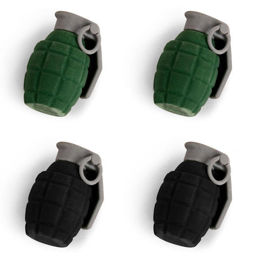 Radiergummi Granaten 4er Pack