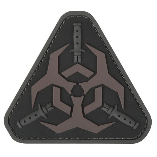 Mil-Spec Monkey 3D Rubber Patch mit Klettflche Outbreak Response DarkOps