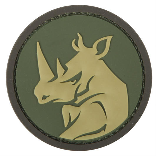 Mil-Spec Monkey 3D Rubber Patch Rhino Head Multicam