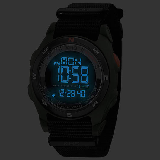 KHS Armbanduhr Sentinel DC oliv mit Natotextilband Bild 1