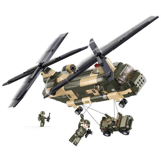 Sluban Chinook Hubschrauber M38-B0508, 520 Bauteile