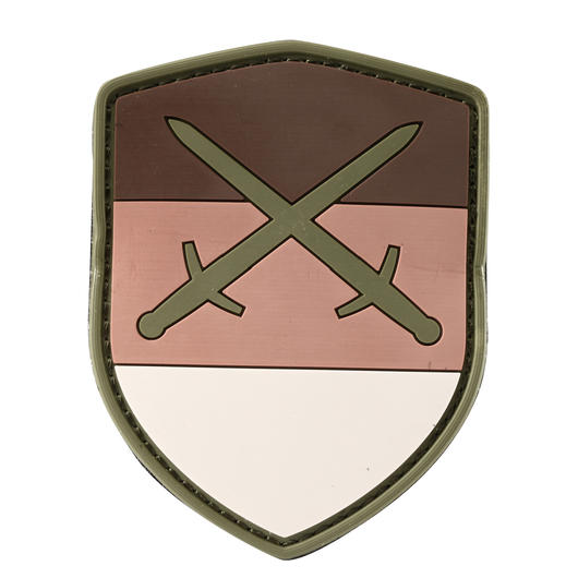   101 INC. 3D Rubber Patch Schild deutsch desert Schwert