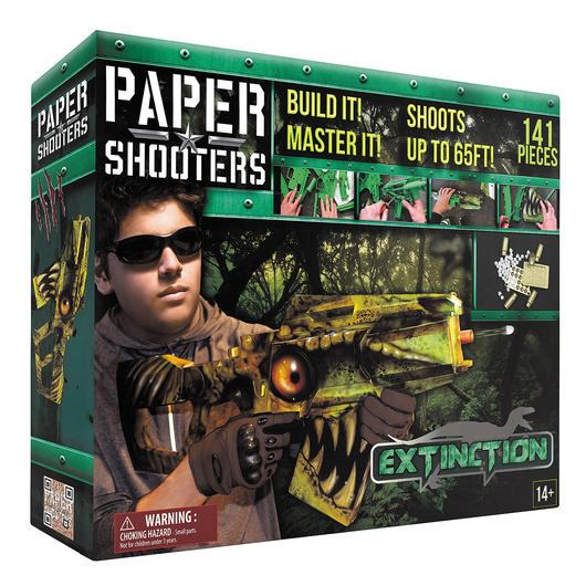 PAPER SHOOTERS Bausatz Tactician Green Spit Spielzeug Gewehr Basteln NEU 