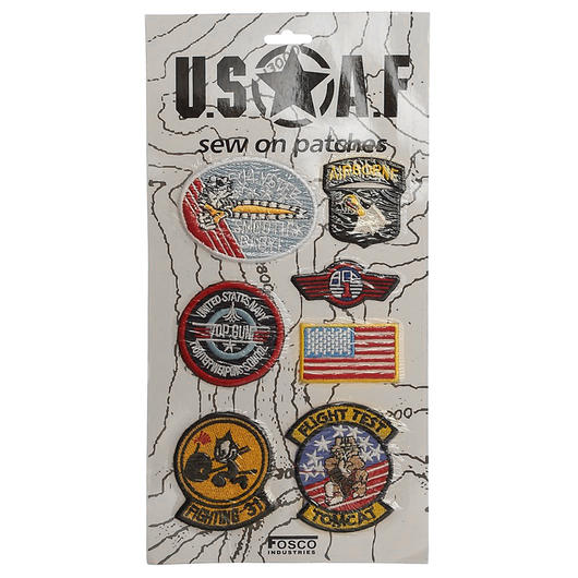 101 INC 7 Patches USAF mit Bgelflche