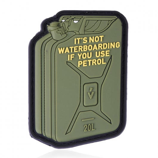 JTG 3D Rubber Patch mit Klettflche Not for Everybody oliv/gelb